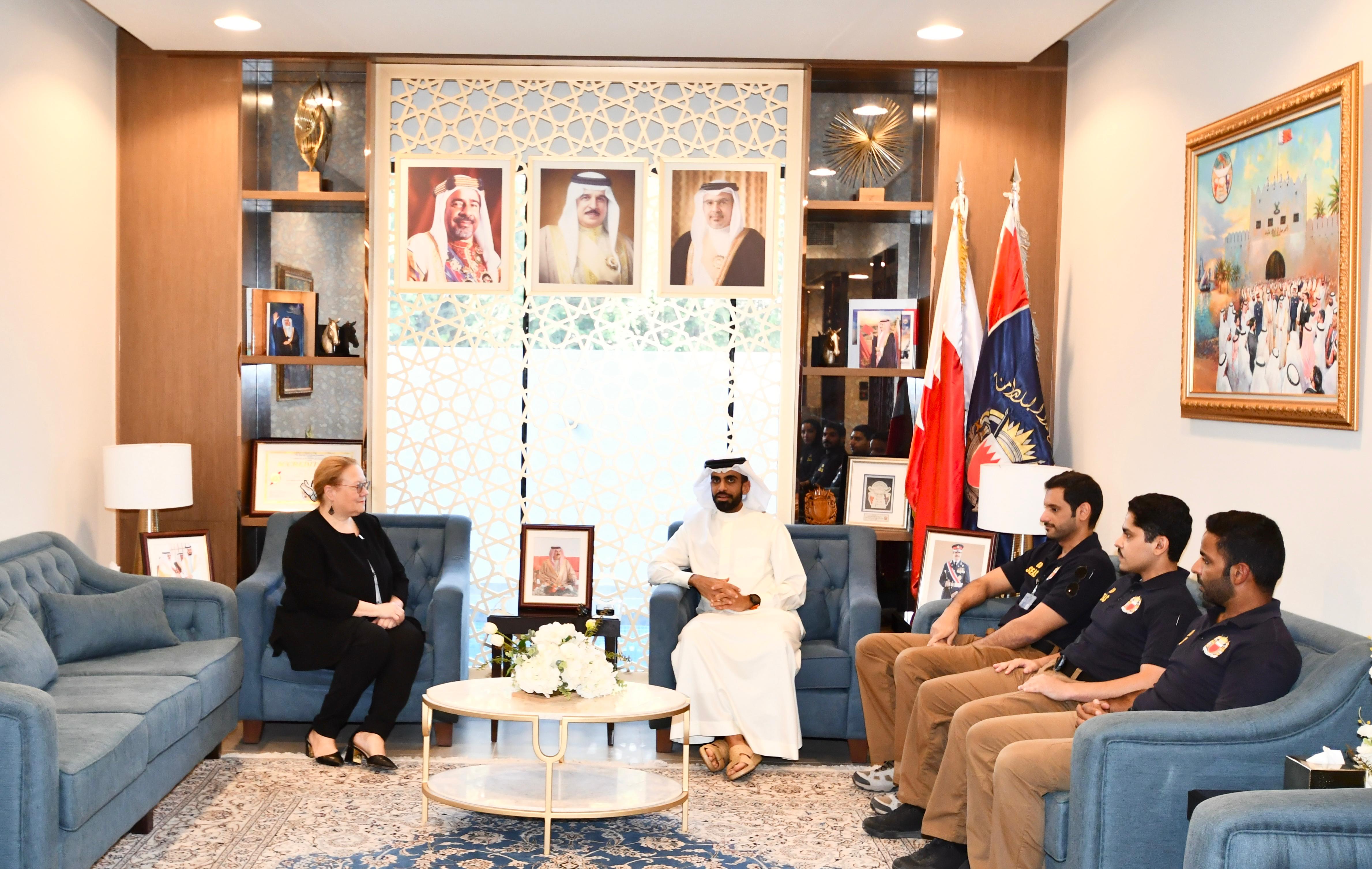 مدير عام تنفيذ الأحكام والعقوبات البديلة يستقبل سفيرة جمهورية فنلندا<